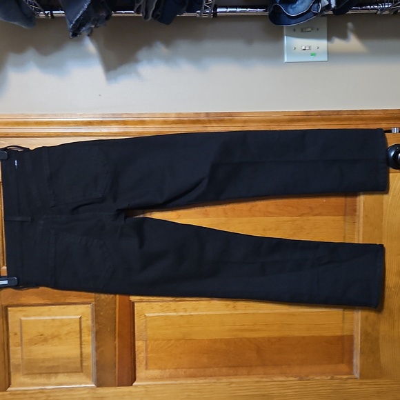 NWOT MOTHER The Tomcat Ankle Black Denim Buttonfly Stretch Jeans - Picture 8 of 16